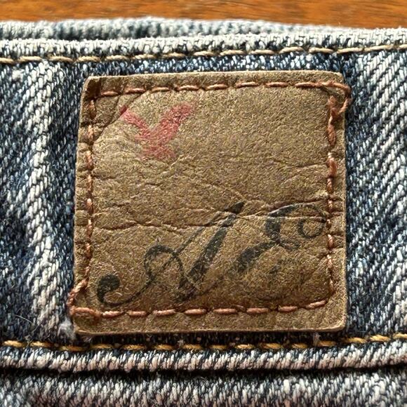 AS Denim Jeans Womens 10 Slim Faux Front Pockets Back Pockets Mid Rise - Picture 9 of 10